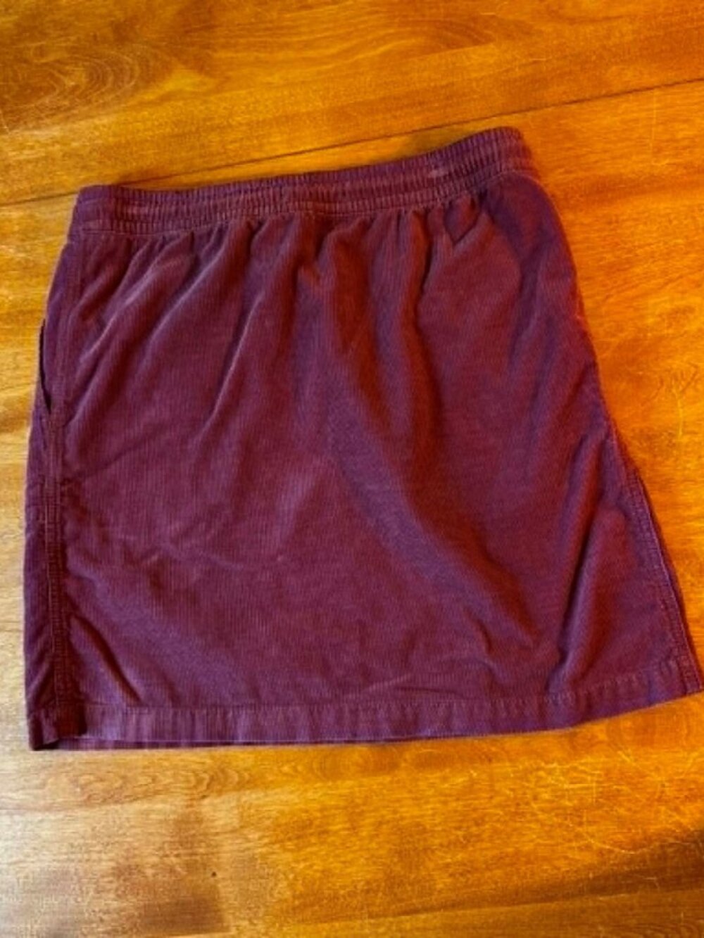 Loft Raspberry Corduroy Skirt Size Small - Picture 2 of 3